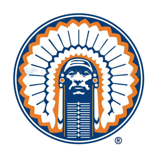 Illinois Fighting Illini Iron-on Stickers (Heat Transfers)NO.4604